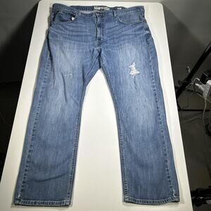 Ariat M4 Legacy Relaxed Straight Jeans 40x29 Light Wash Western Denim